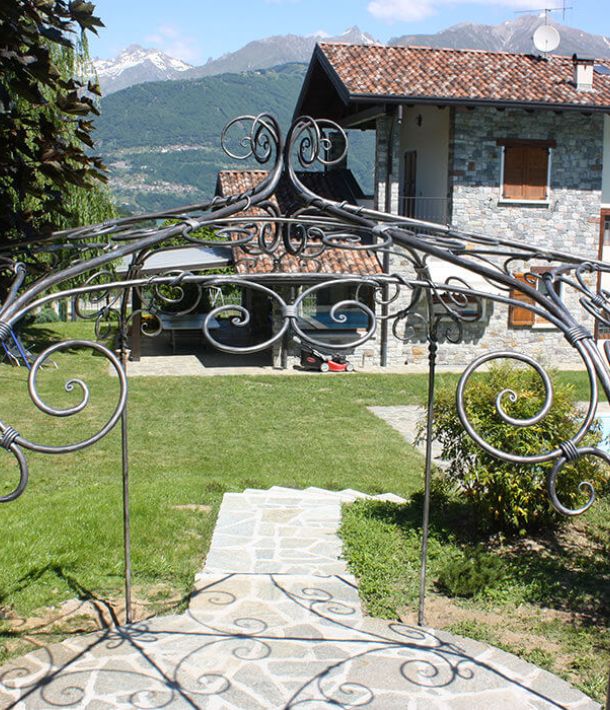 gazebo in ferro battuto